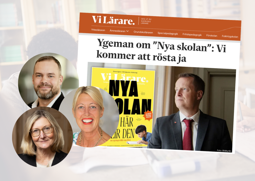 Porträtt på skribenterna och Ygeman.